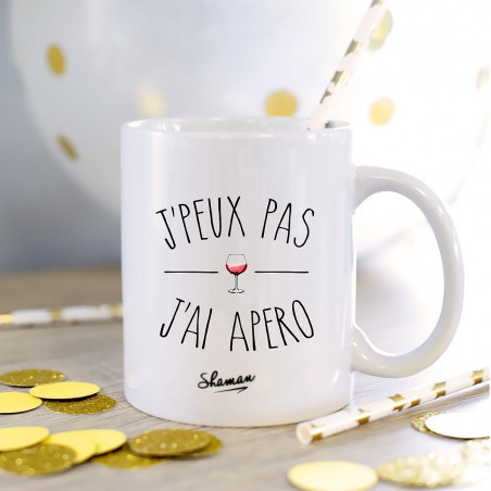 Mug j'peux pas j'ai apéro