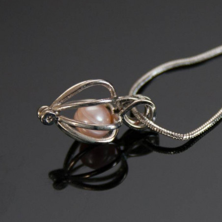 Coffret cadeau collier perle Love