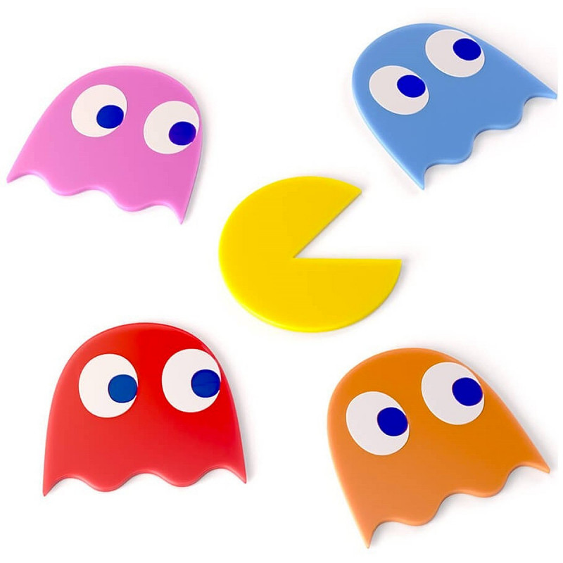 Sous-verres Pac-Man