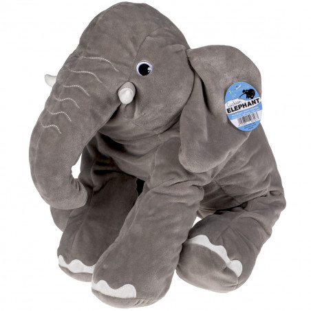 Coussin peluche éléphant