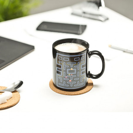 Mug Pac-Man thermoréactif