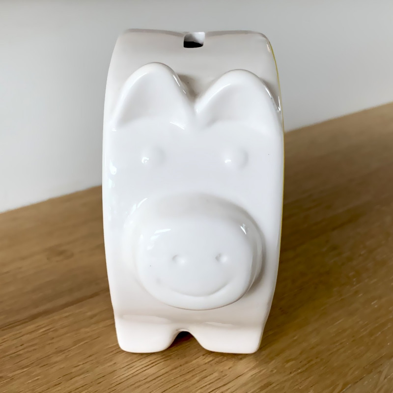 Tirelire cochon Cagnotte de la Retraite