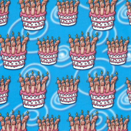 Papier cadeau coquin Anniversaire