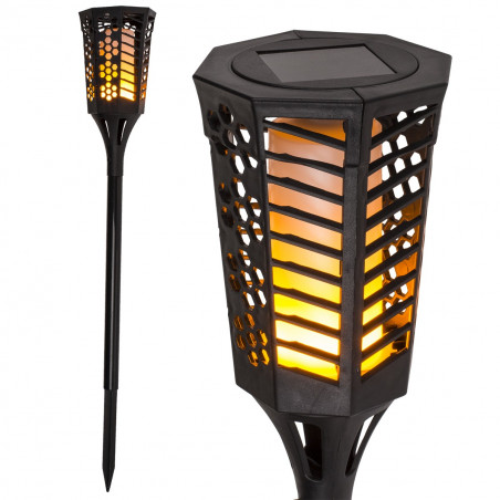 Flambeau solaire led