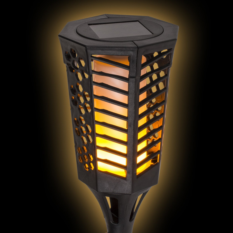 Flambeau solaire led
