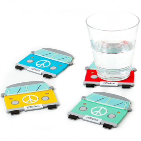 Sous-verres Combi Van x 4