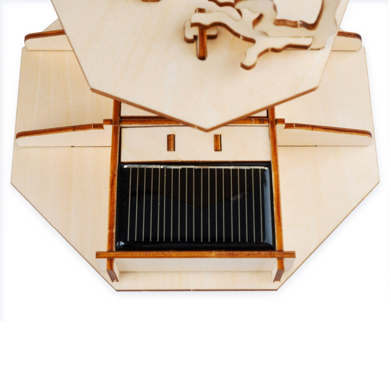 Maquette dinosaure solaire