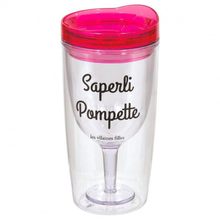 Verre à vin avec couvercle Saperli Pompette