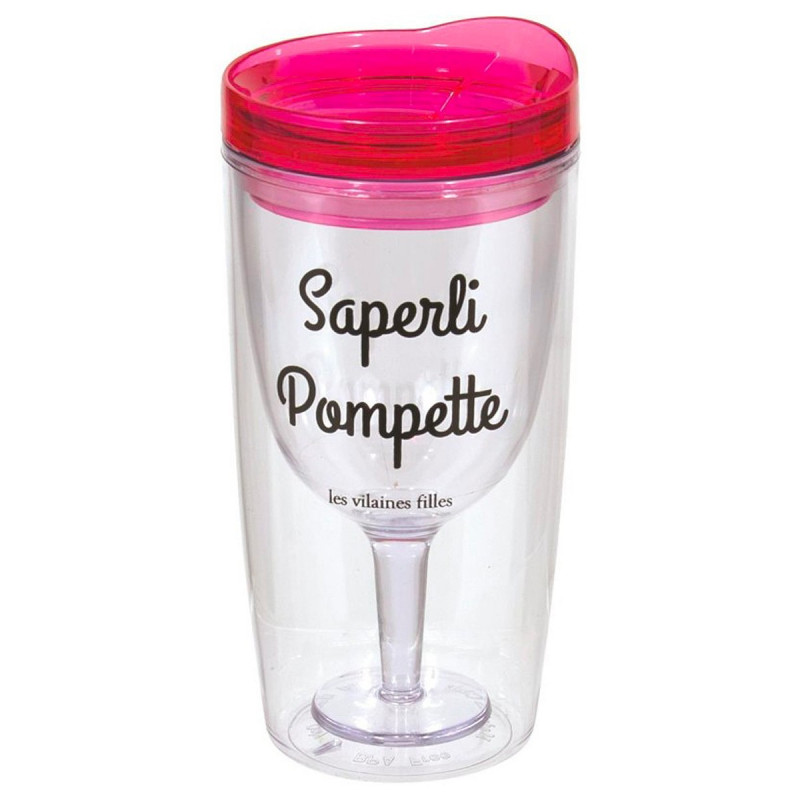 Verre à vin avec couvercle Saperli Pompette