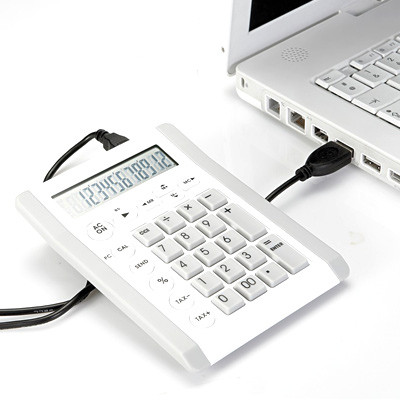 Vente Pavé numérique calculatrice hub USB