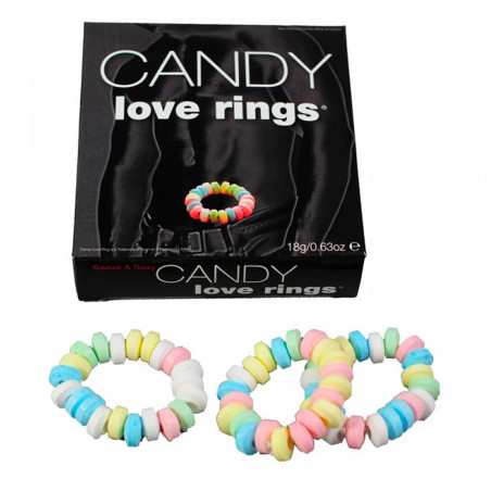 Anneaux bonbons candy love rings