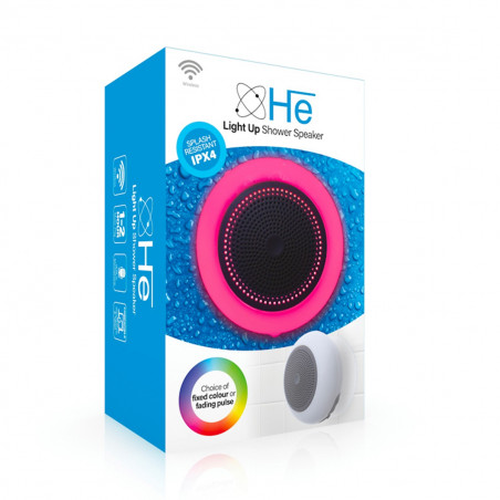 Enceinte de douche lumineuse