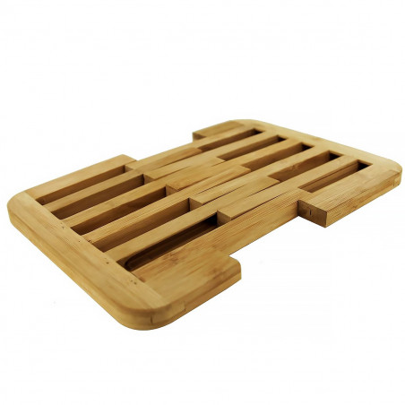 Dessous de plat extensible en bambou