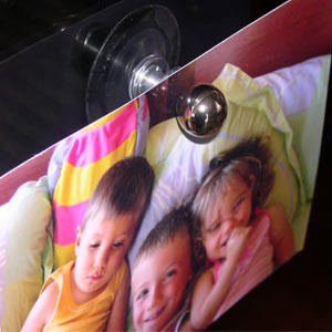 Mémo ventouse magnétique