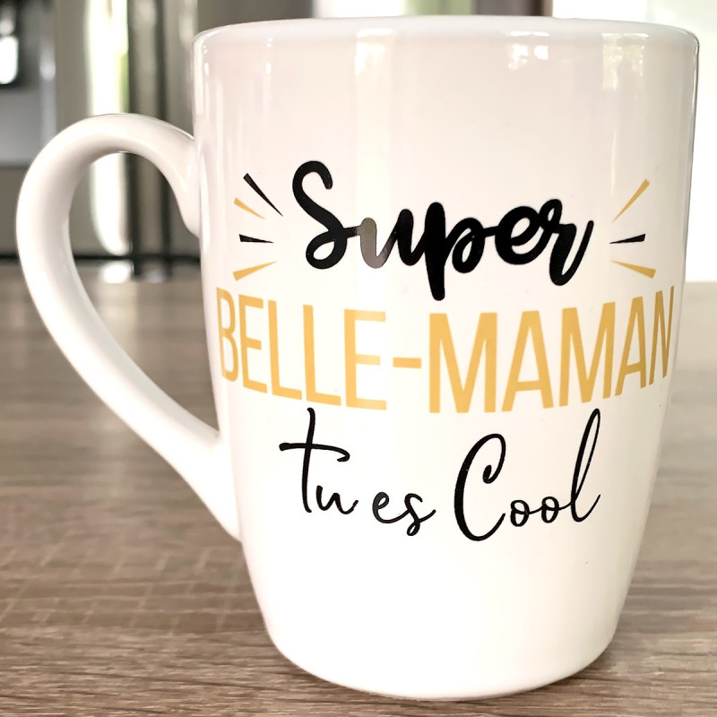 Mug Merci Belle-Mère Inoubliable  Tasse Idée Cadeau Anniversaire