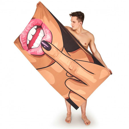 Serviette de plage insolente