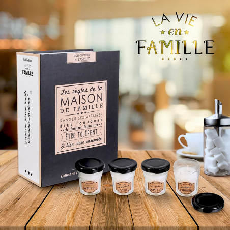 Coffret bougies Maison de famille