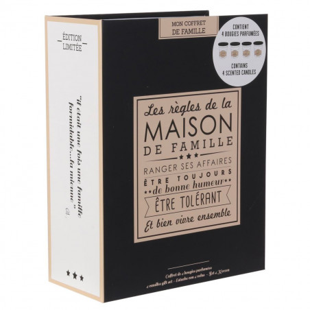 Coffret bougies Maison de famille