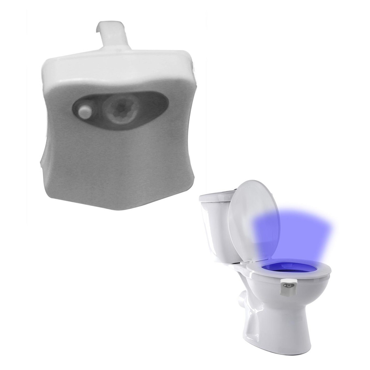Ihomy Siège de toilette lumière de nuit lumière : : Outils et  Bricolage