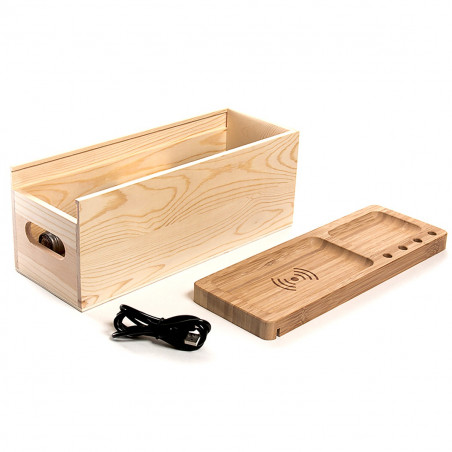 Coffret cadeau bouteille 2 en 1 chargeur Juice Box