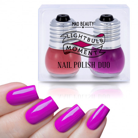 Coffret 2 ampoules vernis à ongles