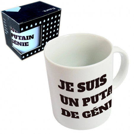Mug Je suis un putain de génie