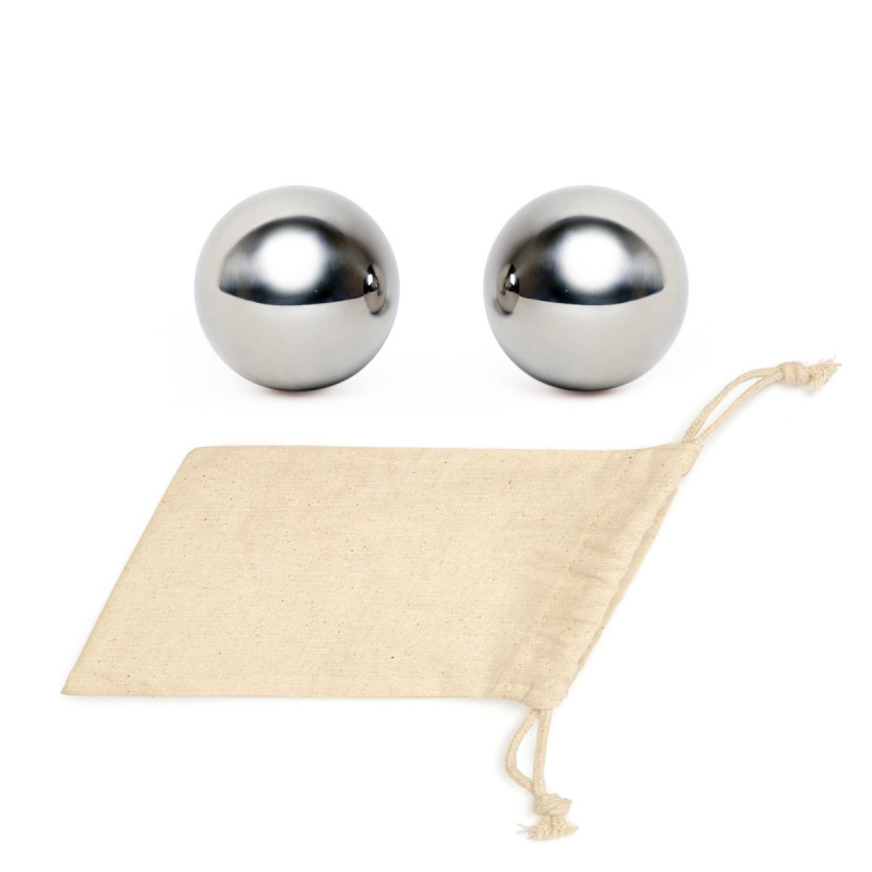 2 boules acier rafraîchisseur de boissons