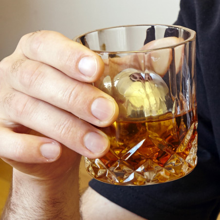 2 boules acier rafraîchisseur de boissons