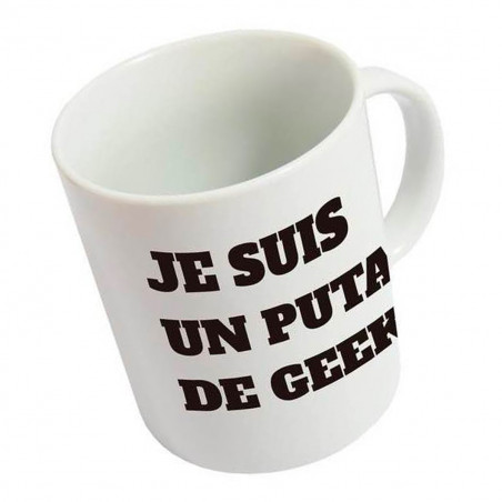 Mug Je suis un putain de geek