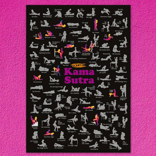 Poster à gratter Kamasutra