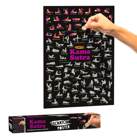 Poster à gratter Kamasutra