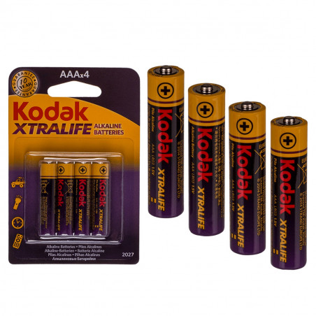 Vente 4 piles Alcalines AAA (LR03) sans mercure ni cadmium.