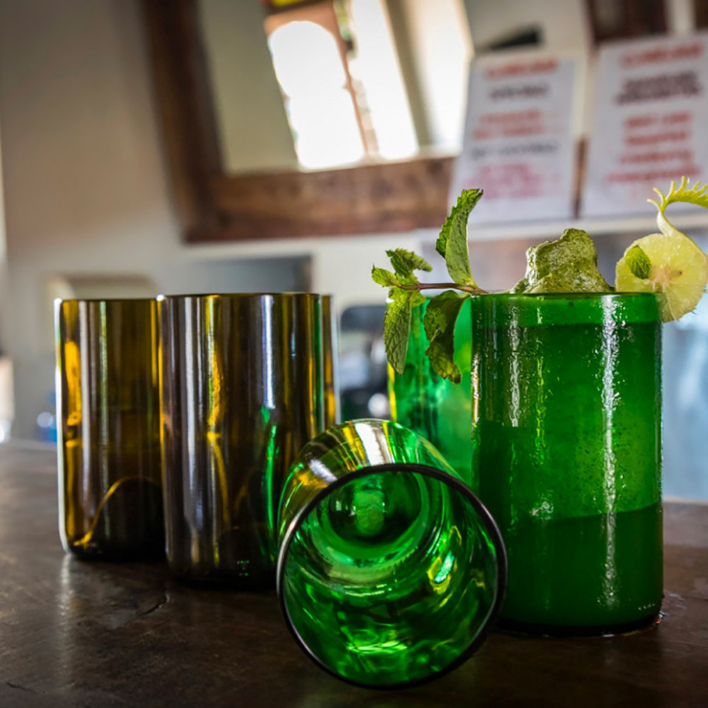 LSA International Mia Highball Lot 4 Verres Recyclés 590ml - Verres à Eau Et Cocktails