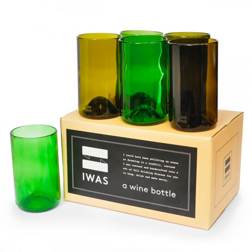 Coffret 6 verres recyclés