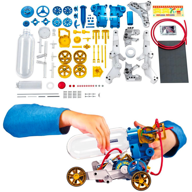 Jeu de construction voiture à air pressurisé
