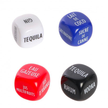 Jeu de dés pour cocktail surprise