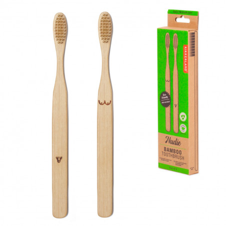Duo de brosse à dents bambou