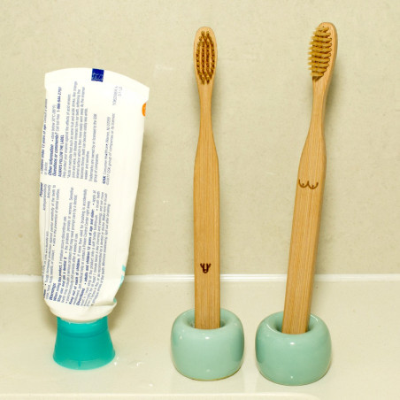 Duo de brosse à dents bambou