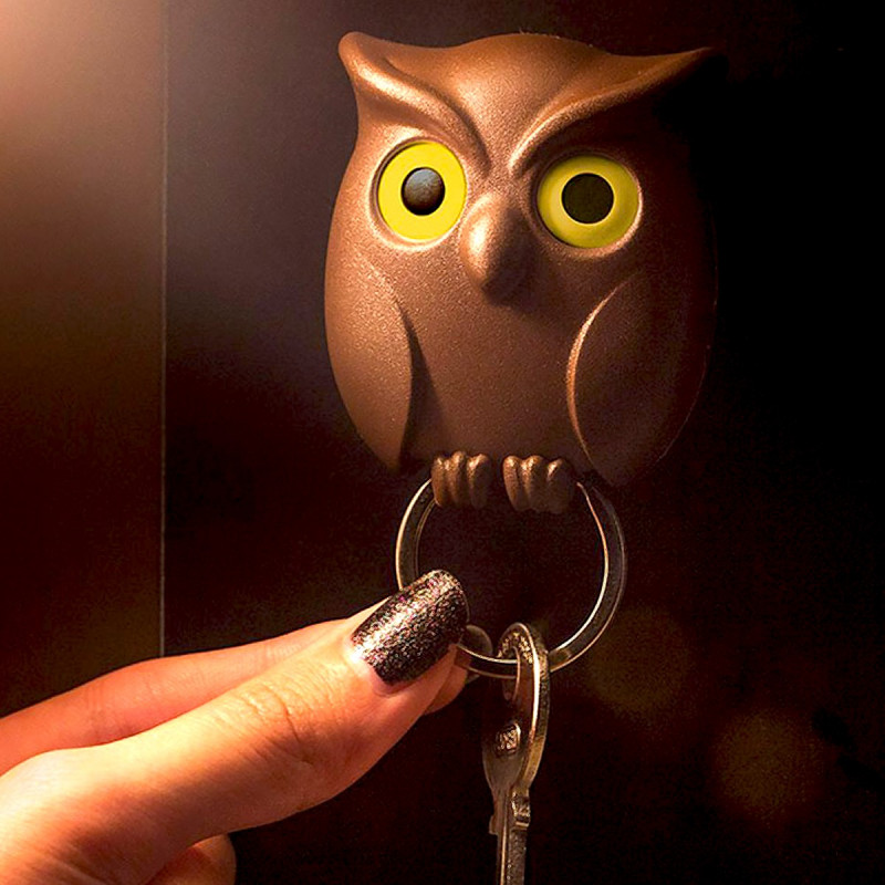 Accroche clés hibou