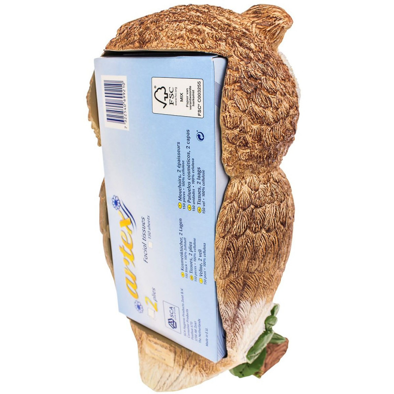 Distributeur de mouchoirs Chouette
