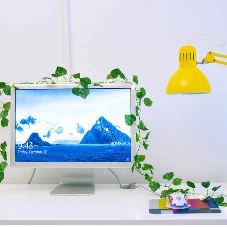 Guirlande lumineuse lierre à télécommande