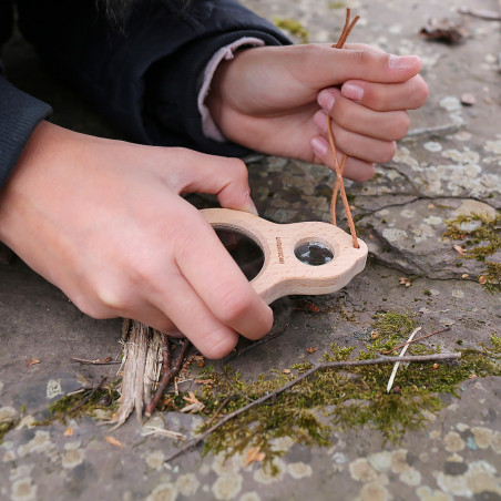 Double loupe d'observation