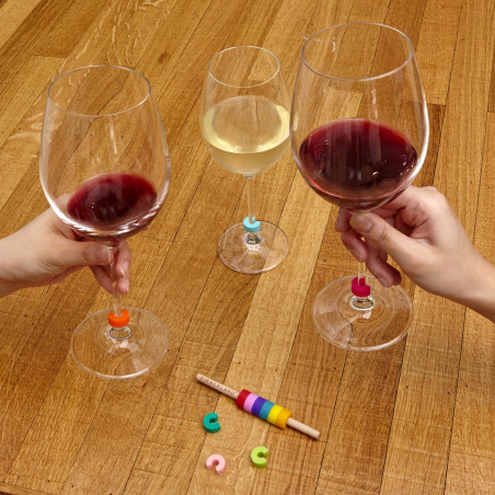 Marqueurs de boisson Rainbow