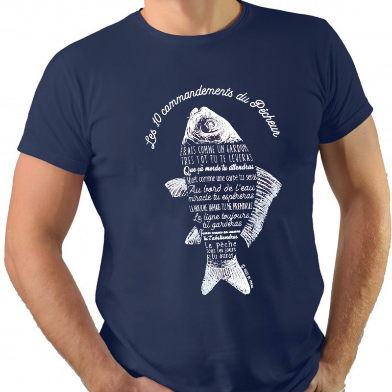 T-shirt humoristique Pêcheur XL