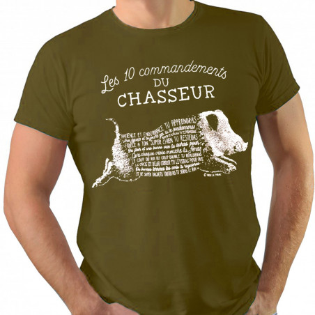 T-shirt humoristique Chasseur XL