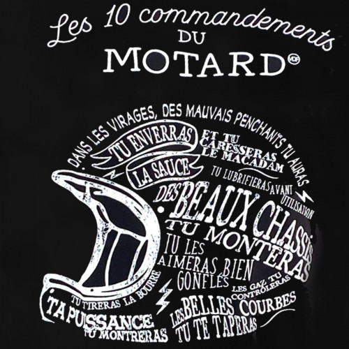 T-shirt humoristique Motard L