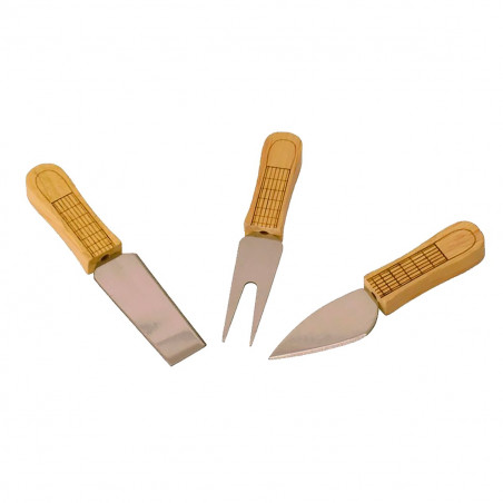 Set couverts à fromage guitare