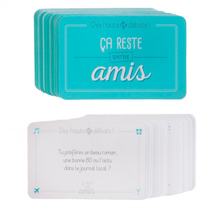 Jeu de discussion çà reste entre amis