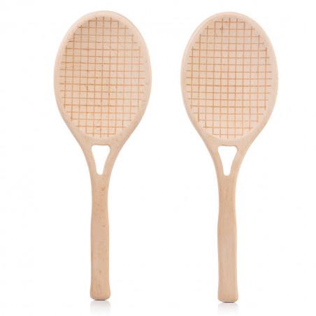 Couverts à salade Raquettes de Tennis
