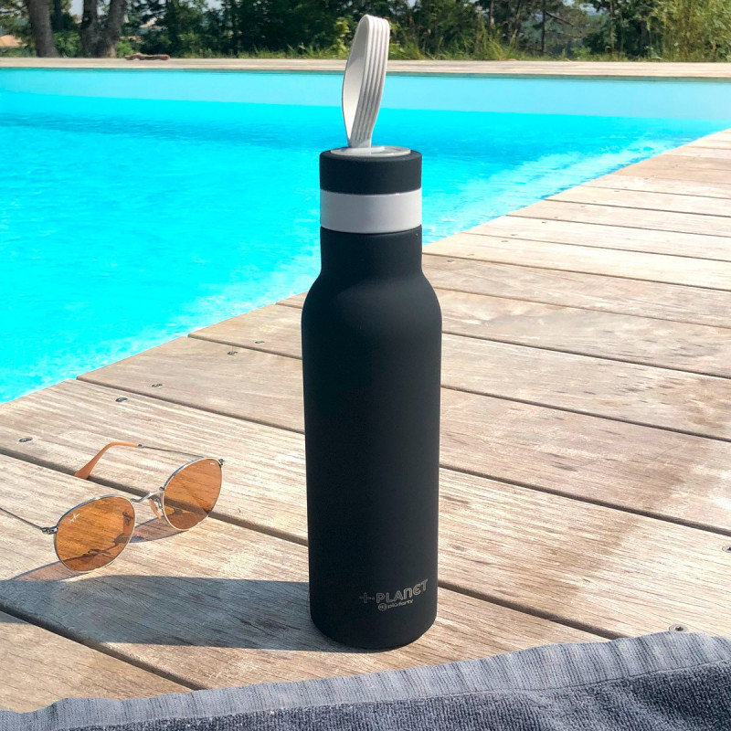 Bouteille isotherme noire